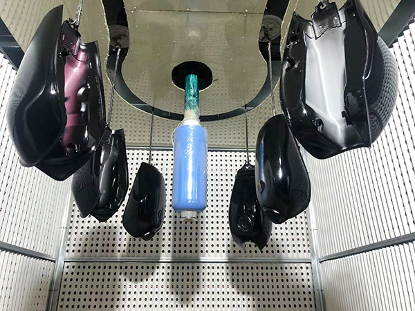 摩托車油箱水油靜電噴涂機(jī)