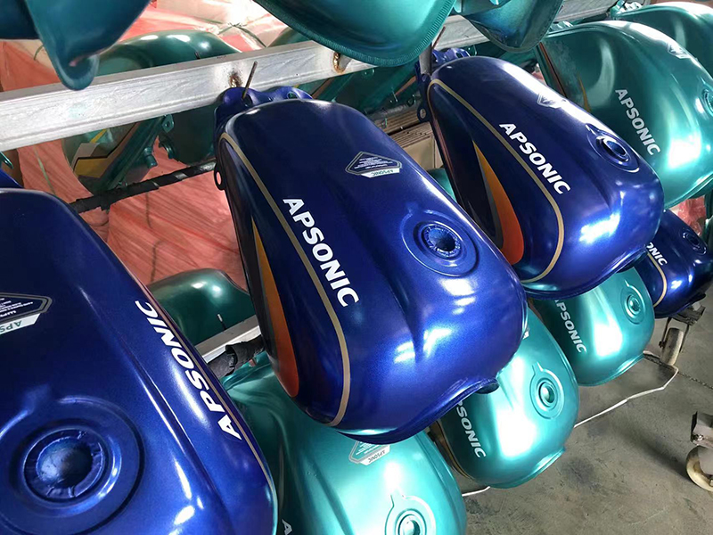 摩托車靜電噴漆流水線